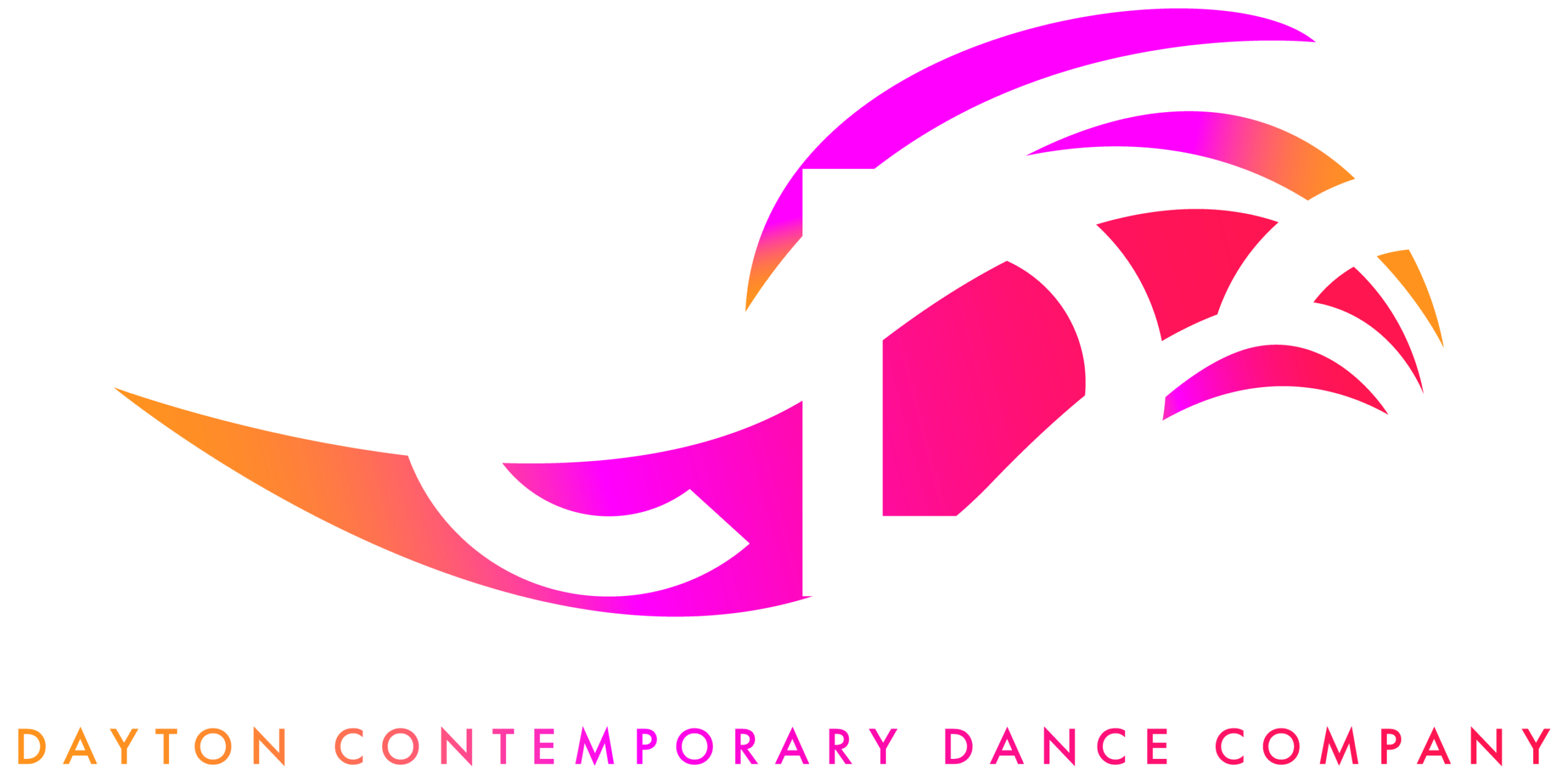 DCDC_White Reverse PRIMARY_WHITE COLOR Horizontal DCDC Dayton Contemporary Dance Company